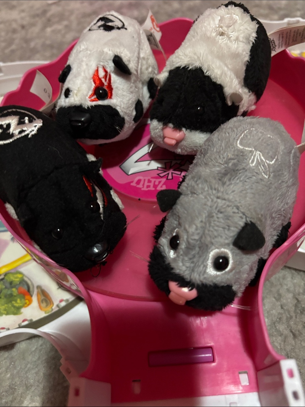 Zhu Zhu pets and tunnel track!